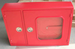 Armoire d'incendie à double porte avec enrouleur de tuyau d'incendie et extincteur 1050*750*280 - Product Image 4