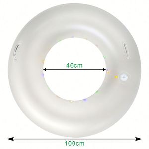ห่วงยางว่ายน้ำพีวีซีแบบเป่าลมรูปทรงใหม่ Flying Cross-border พร้อมไฟ LED ส่องสว่างสำหรับเด็ก รุ่น f - Product Image 2