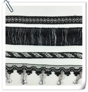 Lace fringe brush trimmings for china facotry/tassels soft pillow fringes