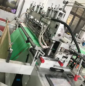 उच्च गति स्वत: डिस्पोजेबल बकवास डबल लाइनों रोल प्लास्टिक कचरा बैग बनाने की मशीन