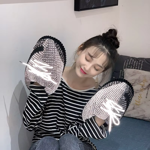 Nueva zapatilla de invierno, zapatillas de felpa, pan, cielo completo, estrella, pareja reflectante, zapatos gorditos, regalo, zapatillas de felpa - Product Image 6