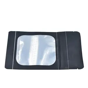 Sacs à fermeture éclair auto-scellants imprimé imperméable pour enfant fenêtre personnalisée sac à biscuits en Mylar mat en Aluminium