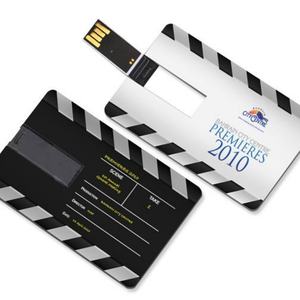 Nouvelle clé USB carte de crédit 2025 – Clé USB 3.0/3.1/2.0 format carte de crédit avec impression personnalisée gratuite pour entreprises - Product Image 1