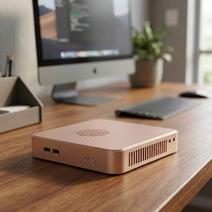 Aluminum <b>Mini</b> PC Intel Core i5 10 Core 16GB RAM 512GB SSD Windows 11 Dual Display HDMI VGA Small Form Factor Business <b>Desk</b> - Product Image 3