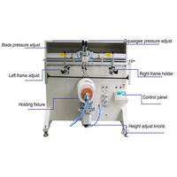 Machine de sérigraphie de seau de peinture en plastique PP semi-automatique multicolore de 5 gallons