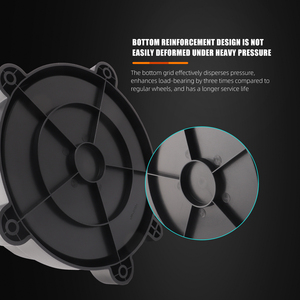 SPTA Carro de transporte con ruedas para cubos de lavado de coches, <span class=keywords><strong>sistema</strong></span> de rodillos de fácil desplazamiento para cubos de lavado y encerado, con 5 ruedas - Product Image 5