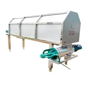 2023 Hot sale China Factory Compost Manure Dryer Organic Fertilizer Granules Dryer Cow Dung Dewatering Machine on a farm