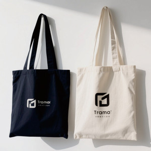 ถุงผ้าแคนวาสแบบสั่งทำโลโก้ได้ถุงช้อปปิ้งรีไซเคิลพิมพ์ลายหรูหรา - Product Image 1