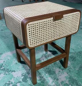 Offre Spéciale nordique Accent bois naturel <span class=keywords><strong>osier</strong></span> rotin meubles <span class=keywords><strong>de</strong></span> chambre petite <span class=keywords><strong>table</strong></span> <span class=keywords><strong>de</strong></span> nuit <span class=keywords><strong>table</strong></span> <span class=keywords><strong>de</strong></span> <span class=keywords><strong>chevet</strong></span> - Product Image 5