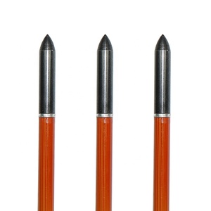 Alibow-flechas de carbono puro para tiro con arco, accesorios de plumas de pavo para caza al aire libre, 35 pulgadas, 8 pulgadas, se puede personalizar - Product Image 5