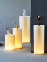 Offre Spéciale : Support de Présentation Pliant en Papier, Colonne Romaine Démontable pour Décoration de Fond de Mariage et Fête d'Anniversaire, Style Européen