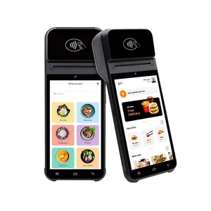 5,5 Zoll Verkaufs stelle Z92 Android 12.0 Handheld Mobile Pos Terminal QR Barcode Scanner mit 58mm Abrechnung beleg drucker