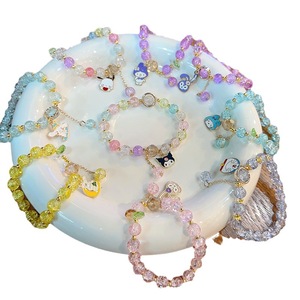 Bracelet en <span class=keywords><strong>perles</strong></span> pour enfants, bijoux mignons de dessin animé, <span class=keywords><strong>perles</strong></span> de popcorn, charme d'amitié, cadeau pour fille - Product Image 5