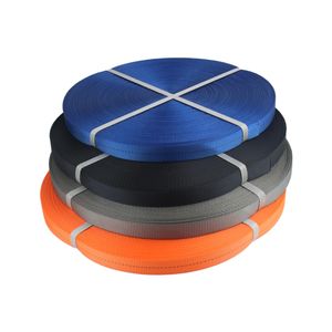 Correas de amarre de camión de poliéster de alta resistencia, cuerda de tracción de coche, <span class=keywords><strong>eslinga</strong></span> de correa fija de rescate de alta velocidad - Product Image 1