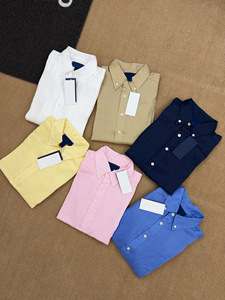 Camisas Personalizadas para Mujer, Corte Entallado, Camisas Casuales de <span class=keywords><strong>Manga</strong></span> <span class=keywords><strong>Larga</strong></span> Lisas, Camisas en Blanco para Mujer - Product Image 2