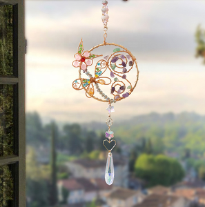Carillons éoliens en cristal Décoration de fenêtre Décorations d'intérieur Artisanat de jardin Décoration murale Attrape-soleil - Product Image 2