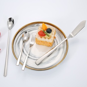 Juego de cubiertos para restaurante New <span class=keywords><strong>Epoch</strong></span>, cubiertos pulidos con espejo de acero inoxidable 18/10, espejo plateado - Product Image 2