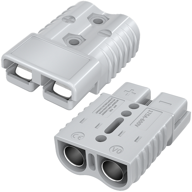 Quick Connect 600v Battery Power Connector Heat Resistant 2 Pin 175A High Current Battery Connector for 1/0 AWG Wire