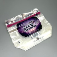 Sac d'emballage personnalisé pour tomates cerises fraîches, Sac de raisin général pour conservateur de fruits frais, Sac d'emballage scellé par ascenseur rouge cerise