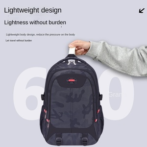 Nueva Mochila Escolar de Camuflaje <span class=keywords><strong>Oxford</strong></span> para Estudiantes de Secundaria, 20-35L, Transpirable, con Correa de Hombro Curva, para Uso Diario - Product Image 4