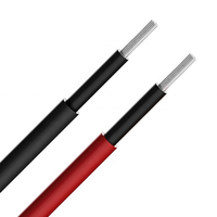 TÜV-Zulassung Rot Schwarz DC 4 MM2 6 MM2 10 MM2 16 MM2 PV-Solar kabel Kabel für Solar panel