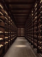 Armoire à vin rustique en bois massif, écologique, extensible, minimaliste, style farmhouse, meuble de maison avec une capacité de 20 à 29 bouteilles