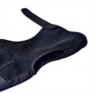 Gant de tir à l'arc professionnel noir à 3 doigts, antidérapant, protection pour la corde du arc recurve - Product Image 5