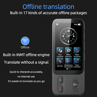 Dispositivo Traductor de Voz Inteligente con Pantalla Táctil, Soporte de Idiomas sin Conexión, WiFi, Traducción en Tiempo Real para Viajes de Negocios