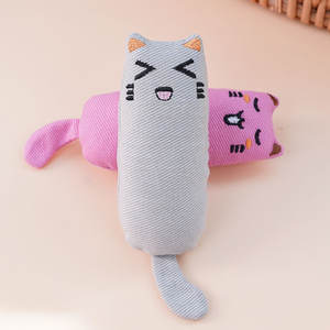 Jouet en catnip écologique qui grince, adorable coussin en peluche pour chat, accessoire pour chaton avec fonctions de dentition - Product Image 6