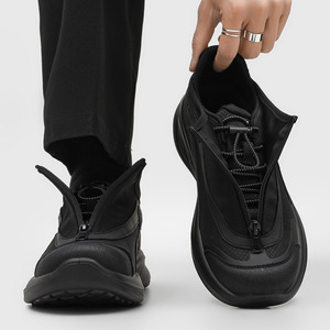 รองเท้าลำลองเทรนด์ใหม่ ดีไซน์ทันสมัย รองเท้ากีฬาใส่สบาย มีซิป รองเท้าเดินเล่น รองเท้าวิ่ง - Product Image 5