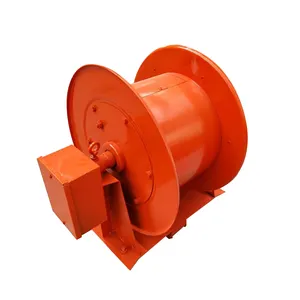 blue or red color 100m cable capacity Automatic Retractable Cable Reel with spring