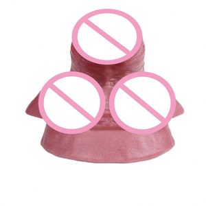Strap on <b>Dildo</b> Cock Cages with Realistic Silicone Hollow <b>Dildo</b> for Male Penis Restraint Adult Sex Toys for Men - Product Image 3