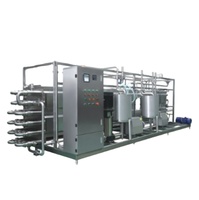 Machine tubulaire de stérilisation à la vapeur UHT Efficacité du feu vif 1000 L/H 2000 L/H 3000 L/H Pasteurisateur de tube de lait pour boisson de jus