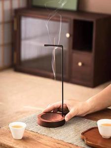 Trầm hương liệu đứng Zen nội thất đồ nội thất gỗ chủ cho treo nhang lộn ngược sáp cắm loại hộp đóng gói - Product Image 6