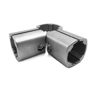 インダストリアル90度L形状28mm三方向コネクタアルミパイプジョイント - Product Image 4