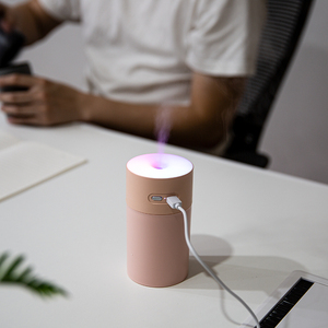 Thả Vận Chuyển Bán Buôn Oem/ODM Xách Tay Cá Nhân Dẫn Ánh Sáng Siêu Âm Mini Air <span class=keywords><strong>Mist</strong></span> Xe Ánh Sáng Cầu Vồng RGB USB Tạo Độ Ẩm - Product Image 2