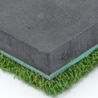 Tapis d'entraînement de golf bicolore vert pour terrain de pratique, extérieur et intérieur, simulateur de swing de golf, tapis de frappe