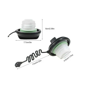 Bouchon de remplissage de réservoir de carburant diesel 1580852 pour Ford Fiesta MK5 2001-2008 - Product Image 2