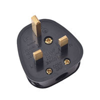 Prise standard britannique 13A 250V avec certification ASTA, adaptateur de prise électrique britannique à 3 broches BS1363, modèle d'exportation très vendu