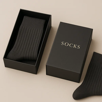 Boîte d'emballage de chaussettes personnalisée durable pour les entreprises en ligne