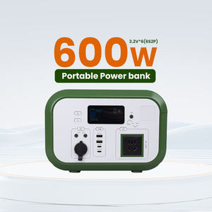 Estación de Energía Portátil de 600W para Camping y Hogar, Batería LiFePO4, Generador Solar de Onda Sinusoidal Pura, MPPT, para Auto - Product Image 3