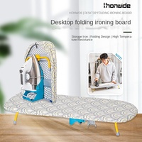 Planche à repasser portable pliable de bureau, petite table à repasser domestique, rangement facile à suspendre pour vêtements, planche à repasser pratique