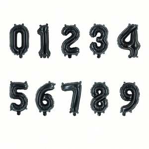 Globos de Número Metalizados de 16 Pulgadas en Varios Colores para Decoración de Fiestas, Precio al por Mayor - Product Image 5