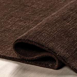 Alfombra Decorativa Minimalista Contemporánea para Sala de Estar y Dormitorio, Mezcla de Lana de Alta y Baja Densidad, Tejida a Mano, Moderna y Texturizada para el Hogar, Color Bronceado - Product Image 5