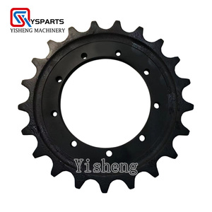 Piñón de pista MM15T MM20 MM20CR MM20SR MM20T <span class=keywords><strong>MM25</strong></span> Mini excavadora piezas de tren de rodaje piñón de accionamiento piñón de excavadora - Product Image 4
