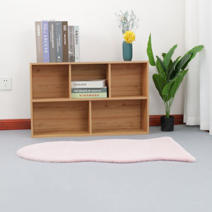 Manifattura cinese di grandi dimensioni in pelliccia sintetica soffice <span class=keywords><strong>tappeto</strong></span> di lusso di colore <span class=keywords><strong>rosso</strong></span> arruffato Puzzle tappeti <span class=keywords><strong>e</strong></span> tappeti soggiorno - Product Image 3