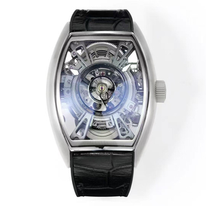 Reloj Mecánico Manual de Alta Gama para Hombre, con Tourbillon Central Luminoso Plateado, Esqueletizado, Resistente al Agua, de Precisión Superior - Product Image 3