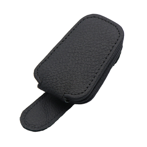 Multi-Functional Creative <strong>Car</strong> Visor Storage Clip <strong>Sunglasses</strong> <strong>Holder</strong> Made of PU Leather Interior Auto Accessory Kit - Product Image 2