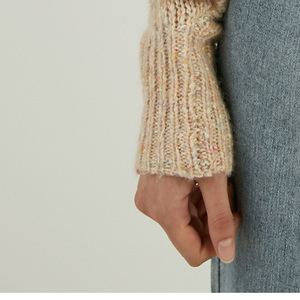 Suéter de punto personalizado OEM/ODM para <span class=keywords><strong>mujer</strong></span>, <span class=keywords><strong>jersey</strong></span> de gran tamaño con cuello de pico, Tops de punto con <span class=keywords><strong>hilo</strong></span> de Color, Invierno 2021 - Product Image 6