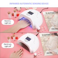 Lampe de séchage des ongles pour usage domestique et professionnel en salon, lampe UV LED pour ongles, coque en plastique ABS, 42 perles LED, logo personnalisé, fabrication OEM
